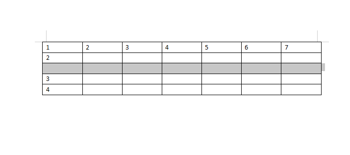word2019怎么在單元格上方插入一行