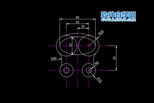 CAD2022怎么畫二維實例圖一