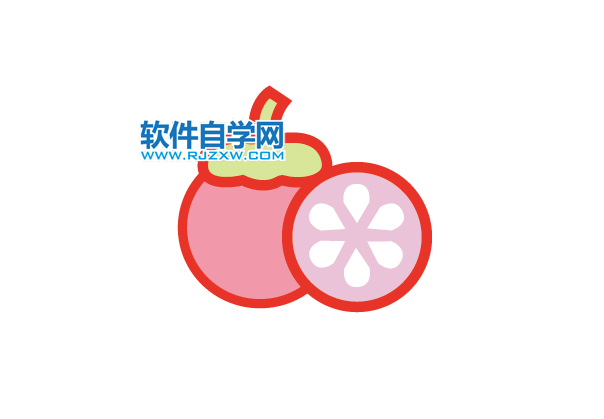 ai怎么畫(huà)山竹水果圖標(biāo)