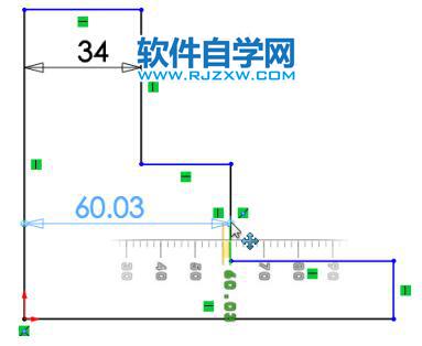 solidworks使用Instant2D修改2D草圖尺寸