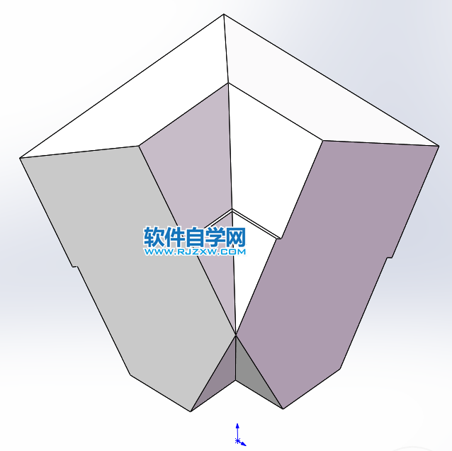 屋頂石塊用SolidWorks的畫法