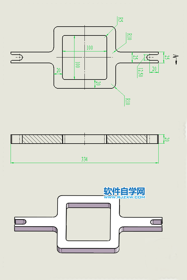 三角形凸輪機構(gòu)用SolidWorks制作