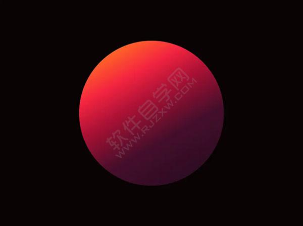 ai怎么畫一個紅色的星球