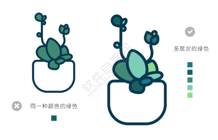 ai怎么畫多肉植物插畫