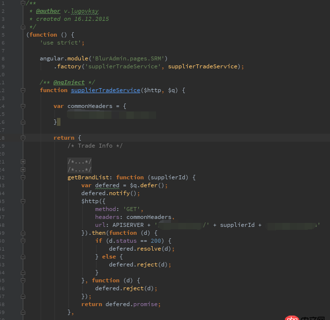 angular.js - 后端接口調(diào)用怎么規(guī)劃 封裝成一個個 Service 嗎？~