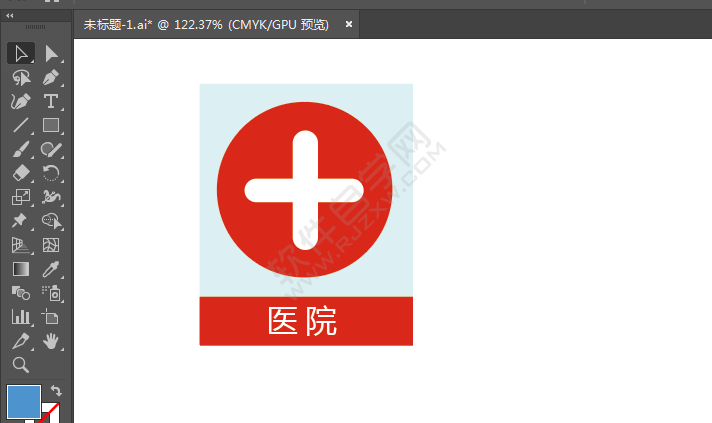 ai繪制醫(yī)院標(biāo)識的方法