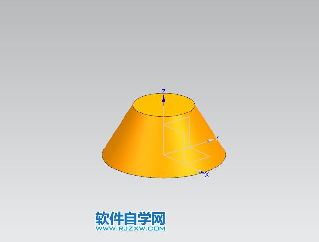 UG頂部直徑,高度和半角繪制圓錐體的方法