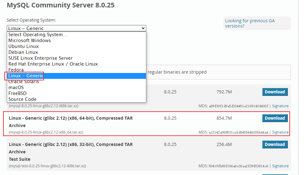 Linux下mysql 8.0.25 安裝配置方法圖文教程