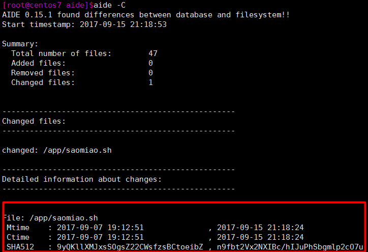 Linux如何基于AIDE檢測文件系統(tǒng)完整性