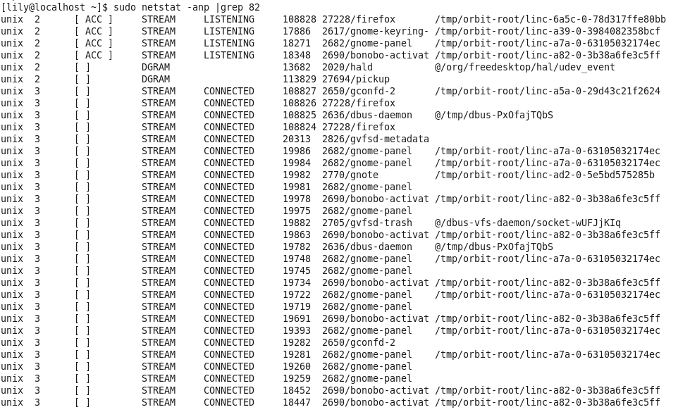 LINUX中如何查看某個端口是否被占用的方法
