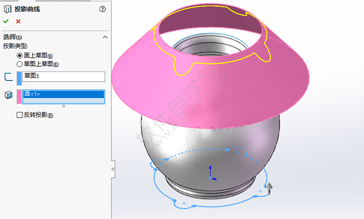SolidWorks曲面練習(xí)花瓶零件的做題步驟