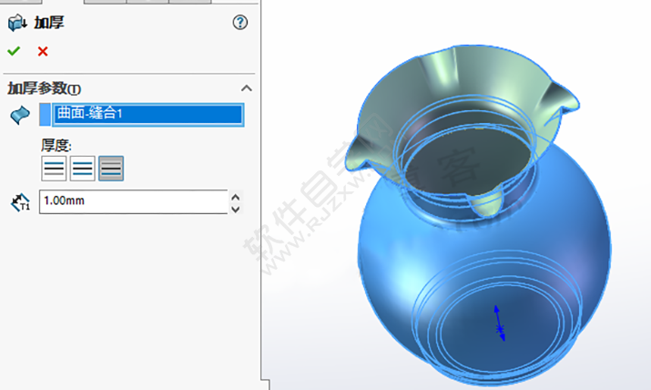 SolidWorks曲面練習(xí)花瓶零件的做題步驟