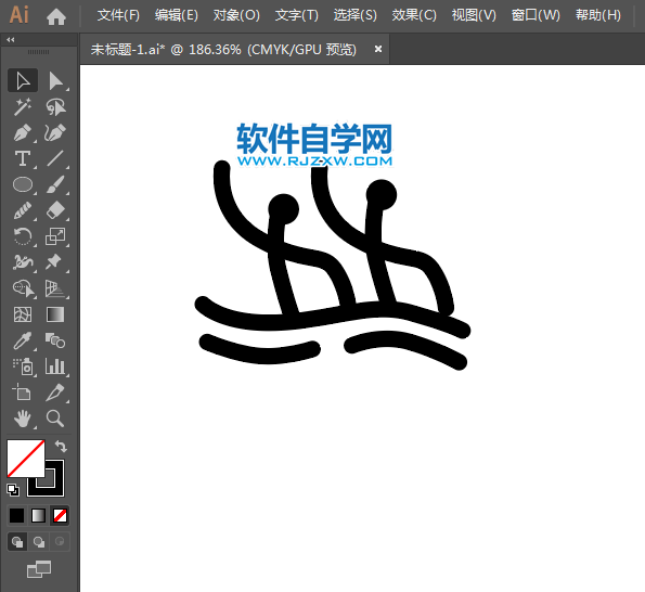 ai怎么設(shè)計(jì)花樣游泳標(biāo)識