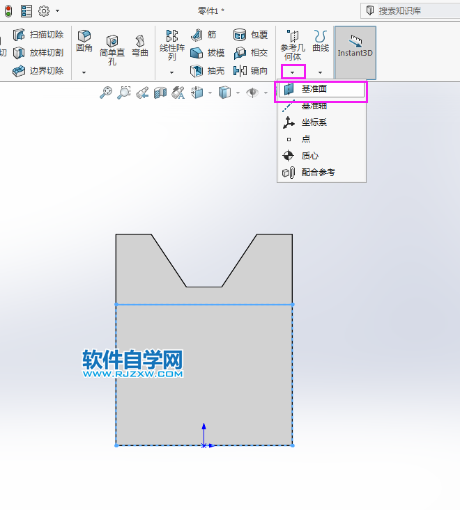 用solidworks繪制實(shí)體可以放樣特征完成