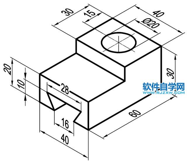 用SolidWorks進行實體建模三個特征完成