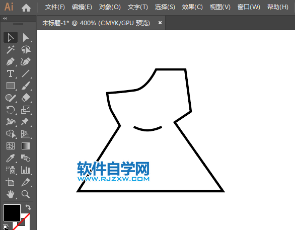 ai怎么畫(huà)女裝APP圖標(biāo)