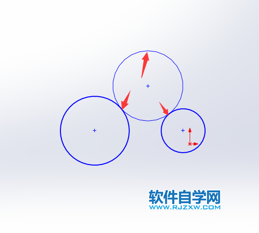 solidworks草圖里面的相切圓怎么畫(huà)