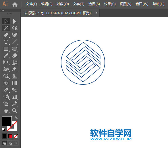 ai怎么設(shè)計中國移動標志