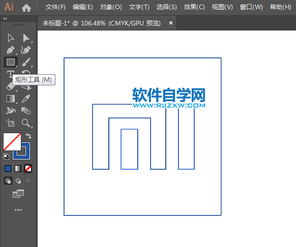 ai怎么畫小米圖標(biāo)
