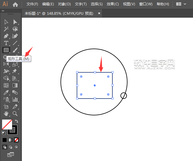 ai怎么畫一個(gè)回看圖標(biāo)