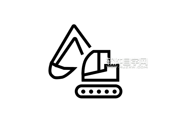 ai怎么畫(huà)簡(jiǎn)化的挖土機(jī)圖案