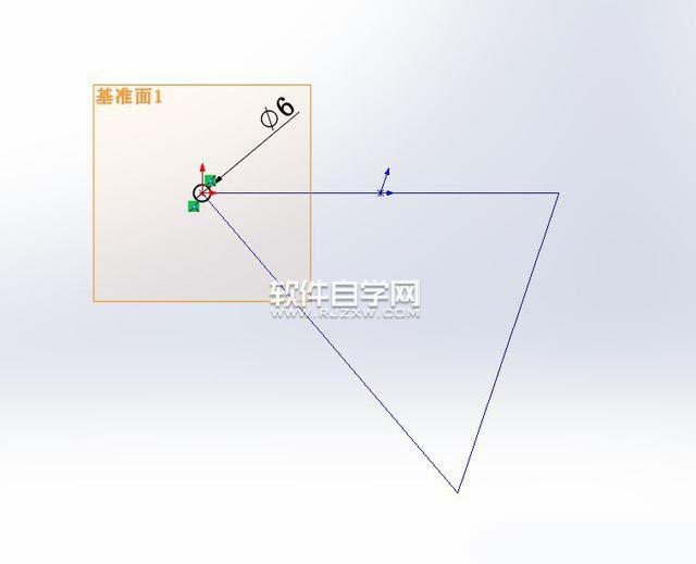 SolidWorks投影曲線與基準(zhǔn)面鏡像畫圖