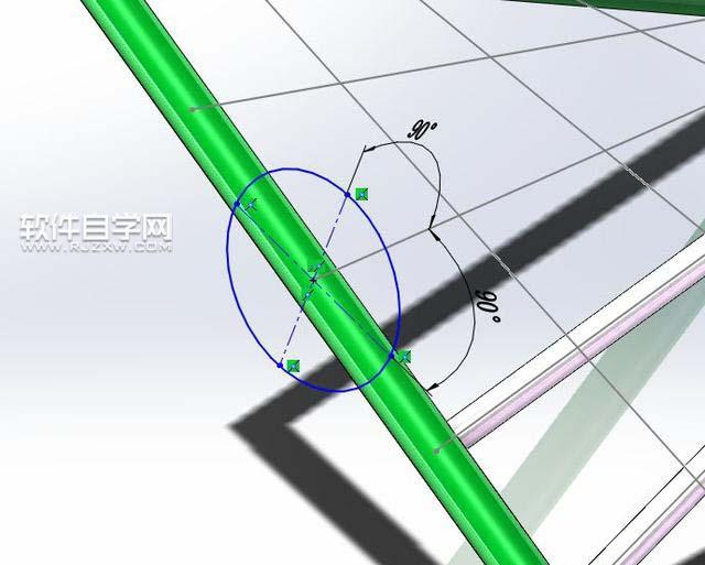 SolidWorks投影曲線與基準(zhǔn)面鏡像畫圖