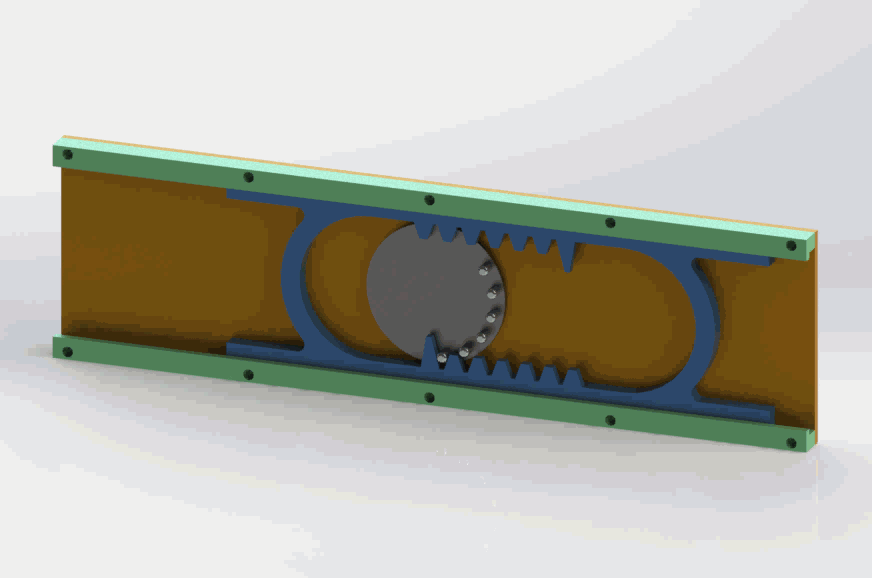SolidWorks齒條與滾輪運動仿真教程