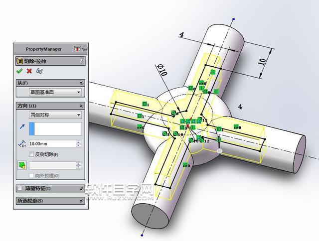 SolidWorks圓周陣列怎么畫圖
