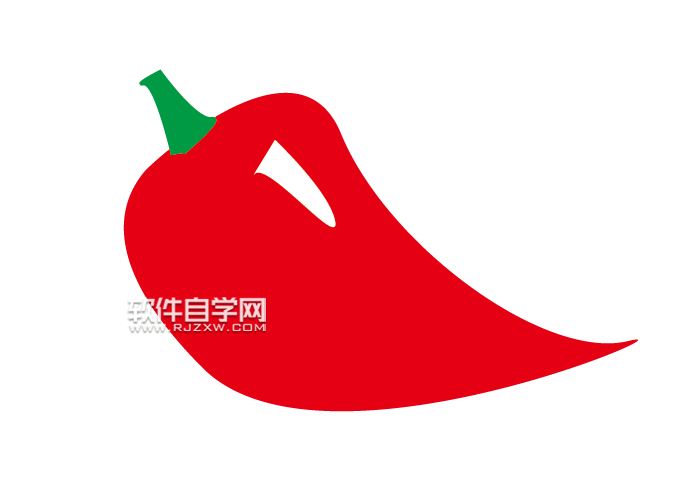 ai怎么畫(huà)紅色的辣椒