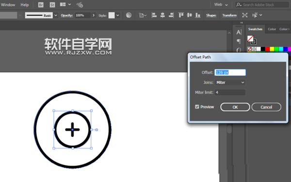 ai怎么設(shè)計正負(fù)極logo