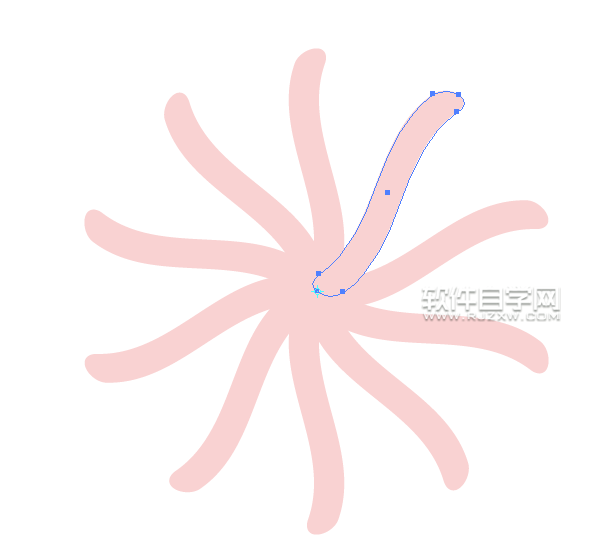 AI怎么畫夾竹桃花
