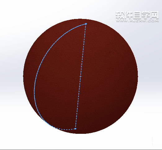 SolidWorks畫藍(lán)球的方法