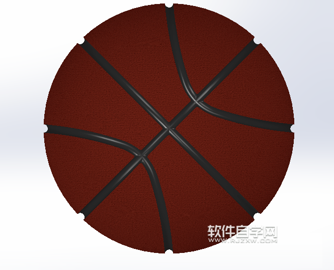 SolidWorks畫藍(lán)球的方法
