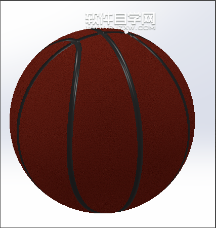 SolidWorks畫藍(lán)球的方法