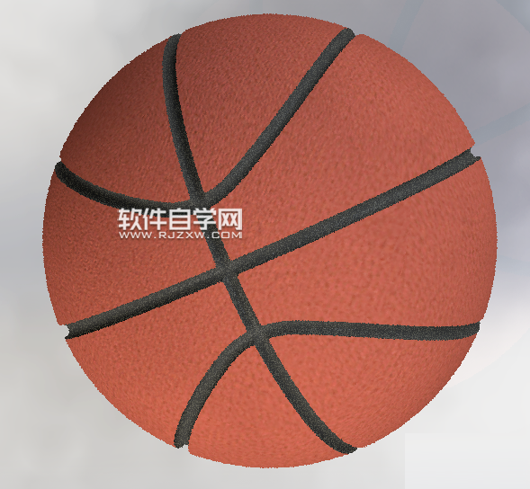 SolidWorks畫藍(lán)球的方法