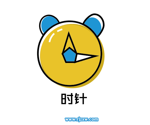 時(shí)針APP簡(jiǎn)易圖標(biāo)怎么設(shè)計(jì)