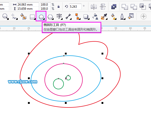 CorelDRAW制作新浪分享圖標教程
