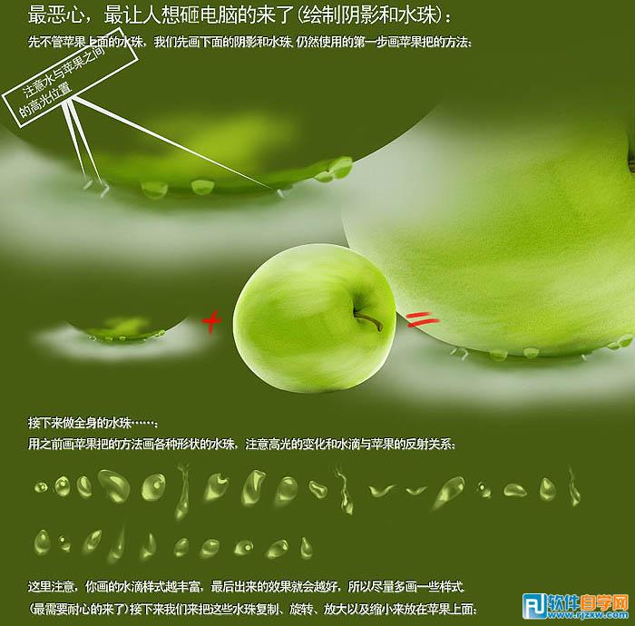 ps制作青蘋果