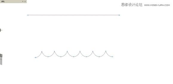 使用CorelDraw調(diào)和工具和變形工具畫窗簾