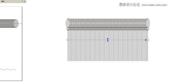 使用CorelDraw調(diào)和工具和變形工具畫窗簾