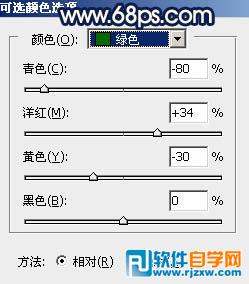 教你怎么用PS給同事照片調些秋季暖色霞光
