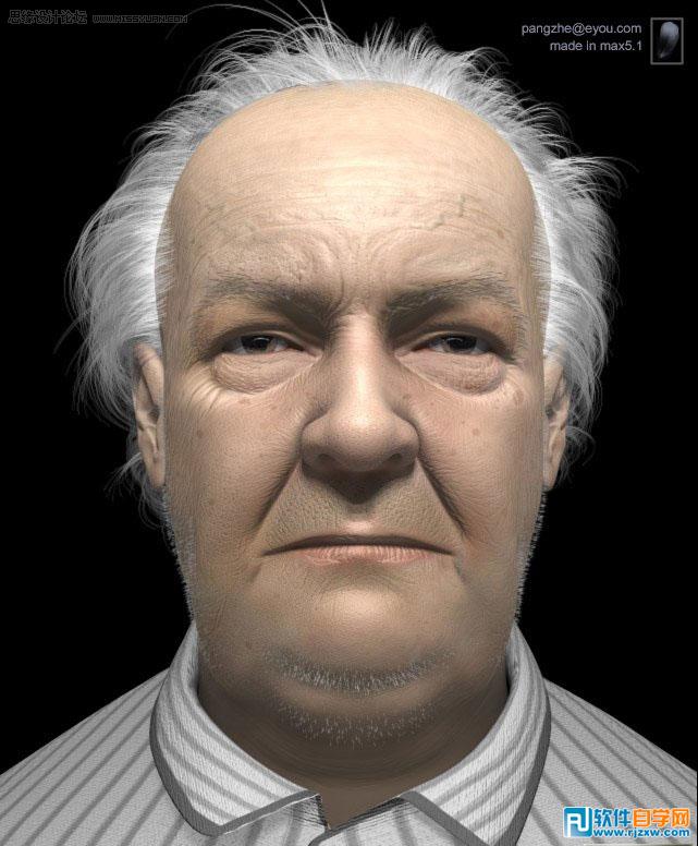 教你用3DMAX制作人物角色復雜貼圖講解