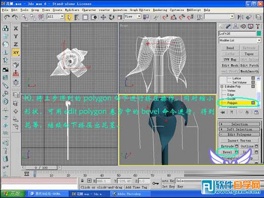3dmax玫瑰花模型 制作講解