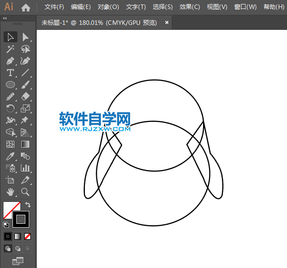 ai如何畫QQ企鵝圖標(biāo)