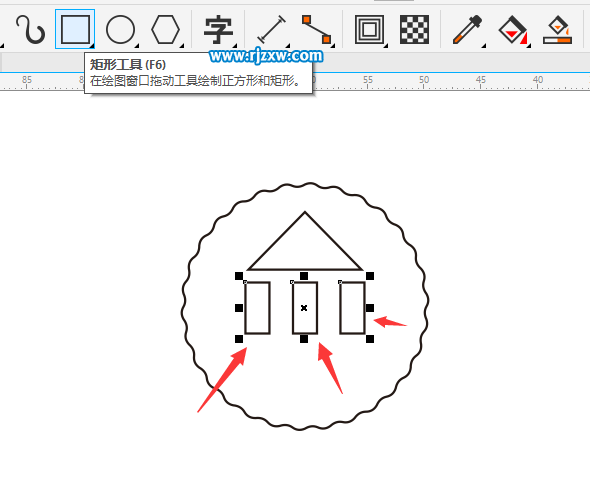 CDRX8設(shè)計(jì)山水標(biāo)志的方法