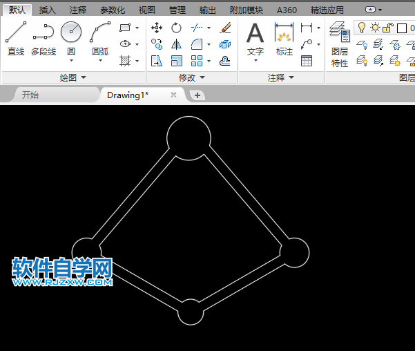 cad矩形修定云線怎么畫？